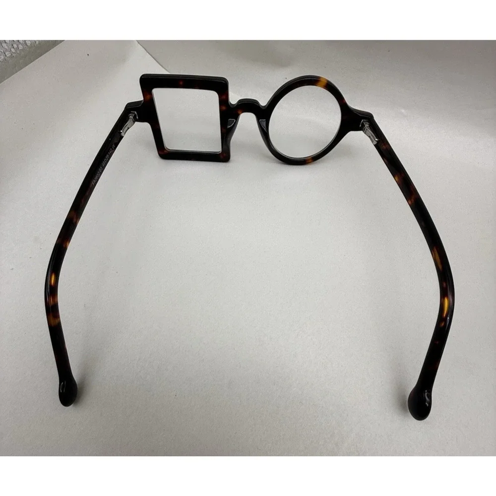 Square Round Paola Tortoise Reading Glasses Flexible Hinge Comfort UNUSED *READ - Picture 7 of 11